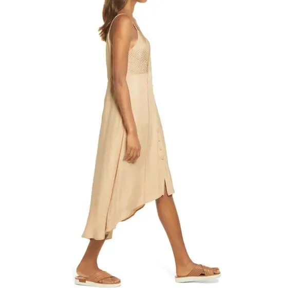 SANCIA The Anya‎ High Low French Mead Midi Dress Large - Picture 3 of 5